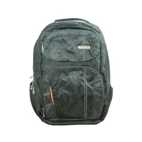 Ogio Logo Gear Tech Air Flow Vented Zippered Laptop Bag Backpack Black - Picture 1 of 15
